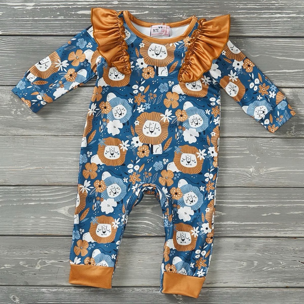 NWT Pete+Lucy Romper Majestic Manes Print